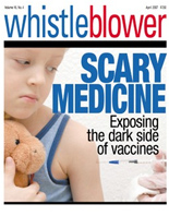 "A one-year-old healthy child today can get 10 different antigens injected into his body in one day," warns columnist Barbara Simpson in this issue of Whistleblower. "No one knows the effect on his immune system, and such tests haven't been conducted."  