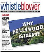"In just a few short decades, Hollywood has gone from producing classics like 'The Ten Commandments' and family-friendly TV shows like 'Bonanza' to today's toxic fare like 'The Da Vinci Code' and 'Queer Eye for the Straight Guy,'" said WND Managing Editor David Kupelian. "This Whistleblower edition reveals why."  