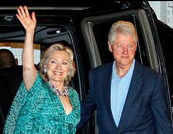 The media pisses on itself writing, "Excitement Builds as Clinton Prepares to Tie Knot."  