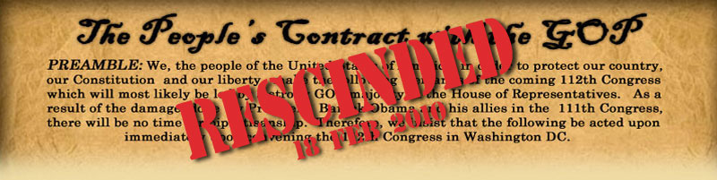 Preamble for the People's Contract with the Republican Party, rescinded February 2010. 