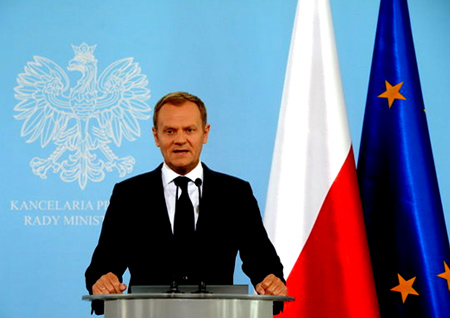 Russia, once an enemy of Poland, now defends her against America's gaffing U.S. President from Harvard, Barack Obama.