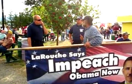 Man Assaulted & Arrested at Alaska State Fair for ‘Impeach Obama’ Sign. 