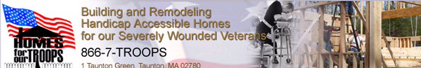 Homes for Our Troops is a 501 (c)(3) nonprofit organization strongly committed to helping those who have selflessly given to their country and have returned home with serious disabilities and injuries.  