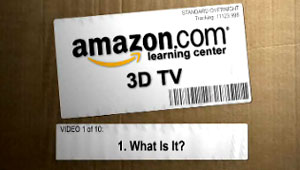 Amazon helps you to educate yourself about 3-D technology.  Or in other words, you might want to wait awhile before purchasing a 3-D set, as another Beta vs. VHS could be coming to a store near you.   