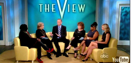The old O'Reilly appears on the View (Oct. 14, 2010.)  