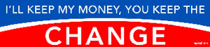 Bumper sticker that says it all.
